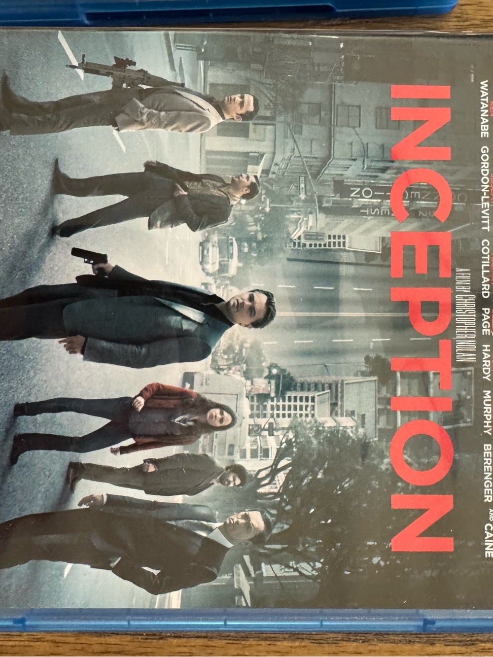 Inception Blu-ray Movie - Red Title Artwork